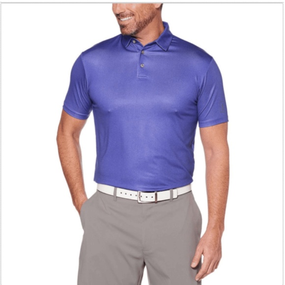PGA Tour Other - PGA Tour MotionFlux Herringbone Polo Shirt S NEW
